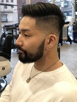 フランクスバーバーリザーブ 人形町店(FRANK’S BARBER RESERVE)&nbsp;フェードツーブロックバーバースタイル