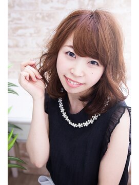 パース 横浜(PERS) ラフな甘さと抜け感イルミナカラ―ミディアム