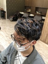 ルシードスタイル クリザンテーム&nbsp;ツーブロックとデザインパーマ