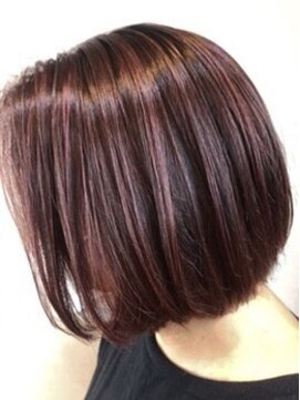 レム 山形1号店(REM) おしゃれハイライト/大人ボブ