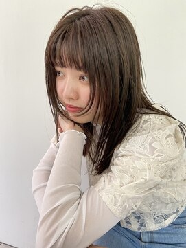 コカブ 本山(KOCHAB) 顔周りナチュラルレイヤーで大人っぽく＊