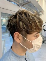 ロミーオム 本厚木(ROMMY. Homme)&nbsp;ハイライト☆メンズマッシュ◎ロミーオム