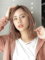 トイジー(toisy)&nbsp;ピンクベージュ/外ハネ/伸ばしかけ/天王町/保土ヶ谷