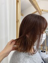 イケハ(IKEHA)&nbsp;インナーカラー×オレンジカラー