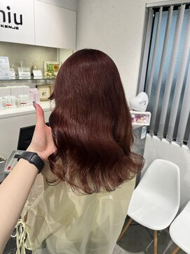 ミューバイケンジ(miu by KENJE) miu ピンクブラウンカラー