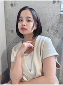 小顔効果◎前下がりボブ/髪質改善