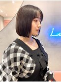 パツっとボブ×地毛風艶髪縮毛矯正
