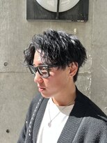 メンズ/センターパート/ツイストスパイラル/ツイスパ