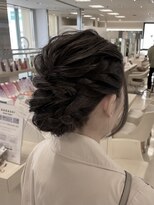ケンジ 平塚ラスカ店(KENJE)&nbsp;結婚式ヘア/ポニーテールアレンジ/平塚アレンジ/お呼ばれヘア