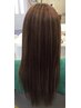 縮毛矯正ストレート(リタッチ)・3Stepトリートメント￥17600⇒￥15400