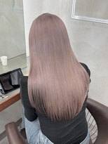 ニコ トウキョウ 渋谷(nico TOKYO)&nbsp;ミルクティーピンク/髪質改善/ダブルカラー/ケアブリーチ/20代