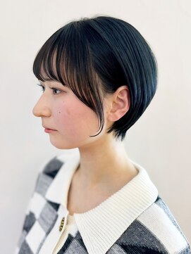 アイティーバイアルバム 下北沢店(IT by ALBUM) レイヤーカットブルーグレージュアッシュブラック_ba501341