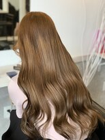 ラビス(Lovis)&nbsp;デザインカラー/レイヤーカット/ヘアアレンジ/オリーブベージュ