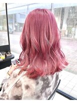 美容室 アクイール グラッセ(Accueillir grace)&nbsp;ピンクカラー