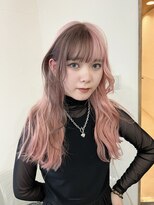 リヴ ウメダ(LIV umeda)&nbsp;ピンク×ブラウン/ブリーチ/ダブルカラー【梅田】