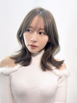 アルバム 新宿(ALBUM SHINJUKU)&nbsp;小顔透明感カラーくすみベージュ秋色オリーブカラー_49903