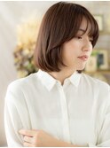 艶感斜めバング黒髪ボブディヘルシースタイルa大宮20代30代40代