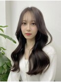 20代30代40代 大人可愛い韓国風くびれロングレイヤー