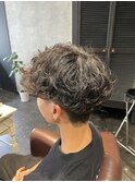 波巻きパーマ
