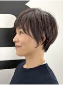 東静岡ショートボブくびれショートイルミナカラー顔周りレイヤー