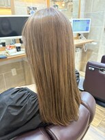 ティンク 横浜(Tink)&nbsp;ロング×ベージュカラー/ Tink横浜　亀田実花