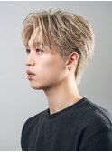 フェザーパーマニュアンスパーマセンターパートショート
