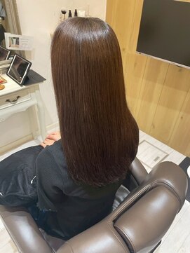コルテ 倉敷西阿知店(CoRte.) 上品ナチュラルロング/秋カラー/サラ艶ストレート/髪質改善