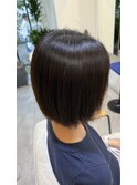 ボブ×美髪縮毛矯正