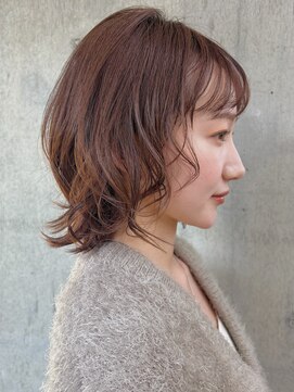 ガーデン 銀座(GARDEN) パーマ ボブ ニュアンスパーマ 顔周りレイヤー ボブレイヤー