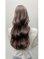 へアメイクワンプラス 四日市(HAIR MAKE ONEplus)&nbsp;新生活応援ブリーチなし髪質改善カラー×艶感ラベンダーベージュ