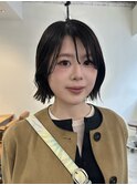 大阪梅田/顔周り/イメチェン/ショート/ボブ/レイヤーカット/20代