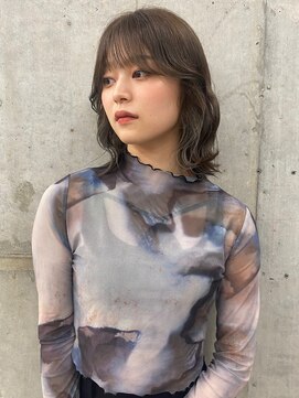 アロ 大阪梅田(alo) 【苗代萌】ブリーチなしでできるオリーブグレージュ