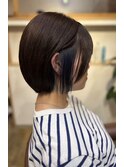 ネイビーインナーカラー