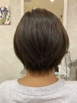 アール 滝ノ水店(#arl)&nbsp;ショートボブヘアカラーオリーブ