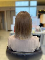 アース 土気あすみが丘店(HAIR&MAKE EARTH)&nbsp;ブリーチなしWカラーでつくる透明感ベージュ♪