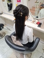 ビューティサロン東京堂&nbsp;ハーフアップ～ストレート