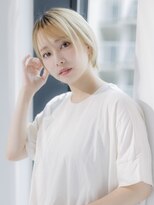 マカロン 会津若松 FA town店(MACARON)&nbsp;ミルクティーブロンド/ダークブルー/デジタルパーマ/会津161