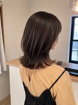 ウイッシュカルム(wishcalm) レイヤーボブ × ナチュラルブラウン