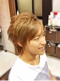 【ＣＡＮ】　デザイン矯正でメンズヘアも柔らかいストレートヘア