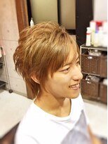 キャン 温品店(CAN)&nbsp;【ＣＡＮ】　デザイン矯正でメンズヘアも柔らかいストレートヘア