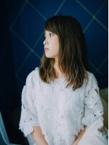 アンシェリ(Ancheri by flammeum) ショートバングが可愛い☆くせ毛風ナチュラルミディ【藤沢】