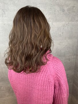 アンダーバーホワイト 天王寺阿倍野店(_WHITE) ミルキーベージュウェーブ