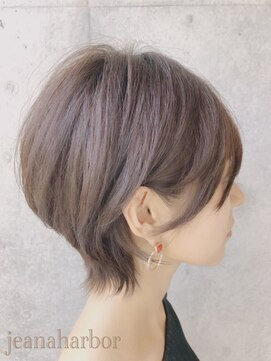 ジーナハーバー(JEANA HARBOR) 大人かわいい耳かけくびれショートボブ