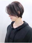 グレージュハイライト_ウェーブパーマフォギーベージュ_ba291012