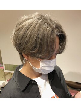 レイ 上永谷店(Ley) ハンサムショート×グレージュカラー