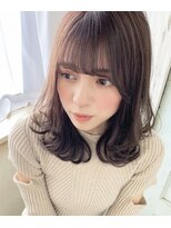 ジュール(Jule)&nbsp;好印象抜群の大人こ慣れ色気ミディアム★ひし形小顔前髪　神戸