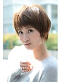 【hair salon Chamel】立体小顔ショート/髪質改善/根元パーマ