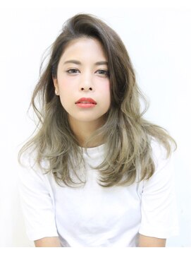 グッドネイバーズ 銀座(GOOD NEIGHBORS) 【GN銀座】外国人風グラデーション×かきあげ前髪