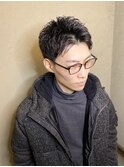 ビジネスパーマ/ツーブロック/銀座理容室/フェードカット