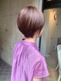 ショートオンリーサロントス(short only salon TOSS) ショートのカラーデザインも大好きです♪